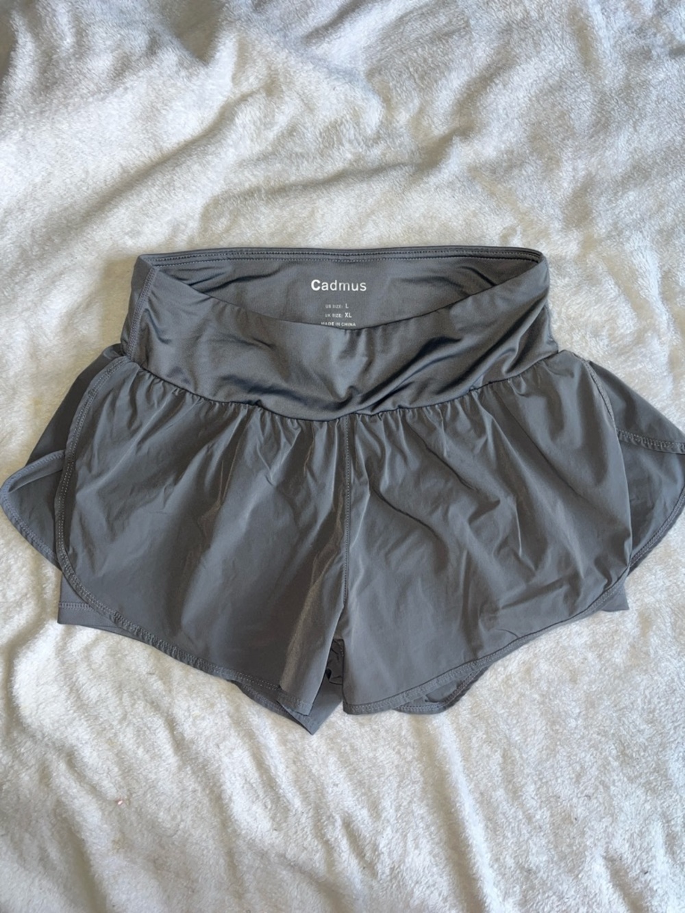 Women's Dark Gray Athletic Running Shorts size L